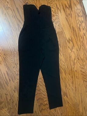 Express Strapless Black Jumpsuit, size 0, NWT